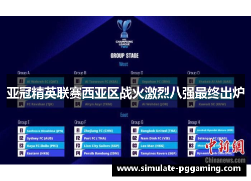 亚冠精英联赛西亚区战火激烈八强最终出炉 亚冠精英联赛西亚区战火激烈八强最终出炉